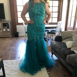 Beautiful turquoise dress! For $75